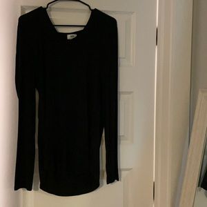 Long Black Sleeve Shirt